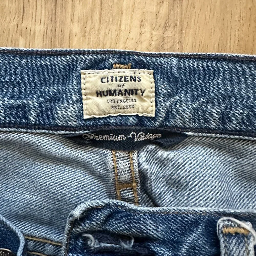 Citizens of Humanity Emerson Slim Boyfriend Jeans Distressed - 26 - Picture 8 of 14